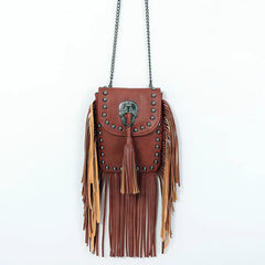Soft Rivet Tassel Bag Chain Small Bag