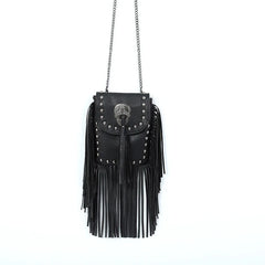 Soft Rivet Tassel Bag Chain Small Bag