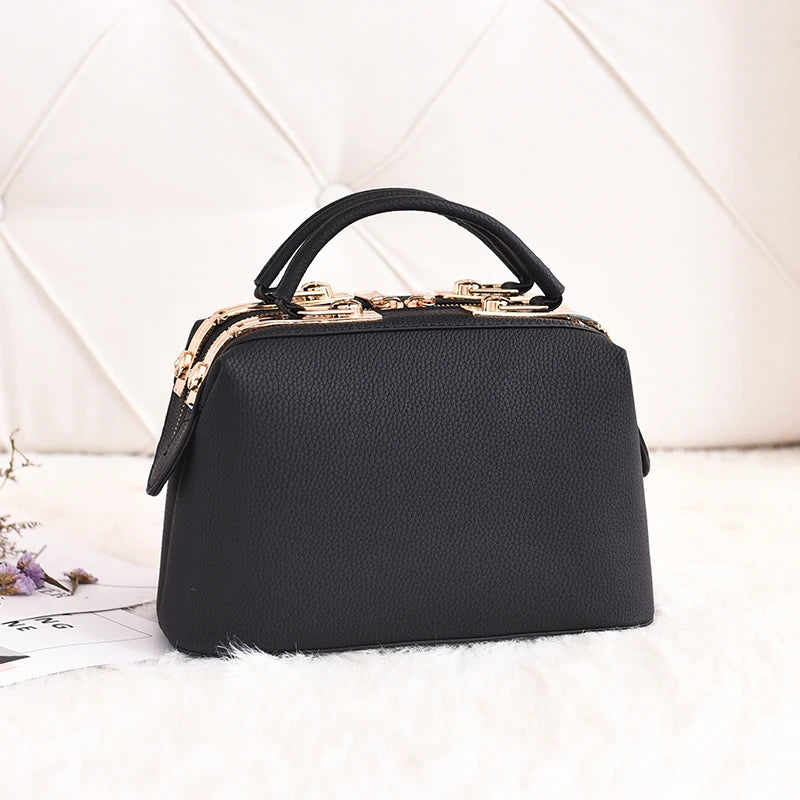 Newposs Embroidery Flower Shoulder Bag Women's Handbag