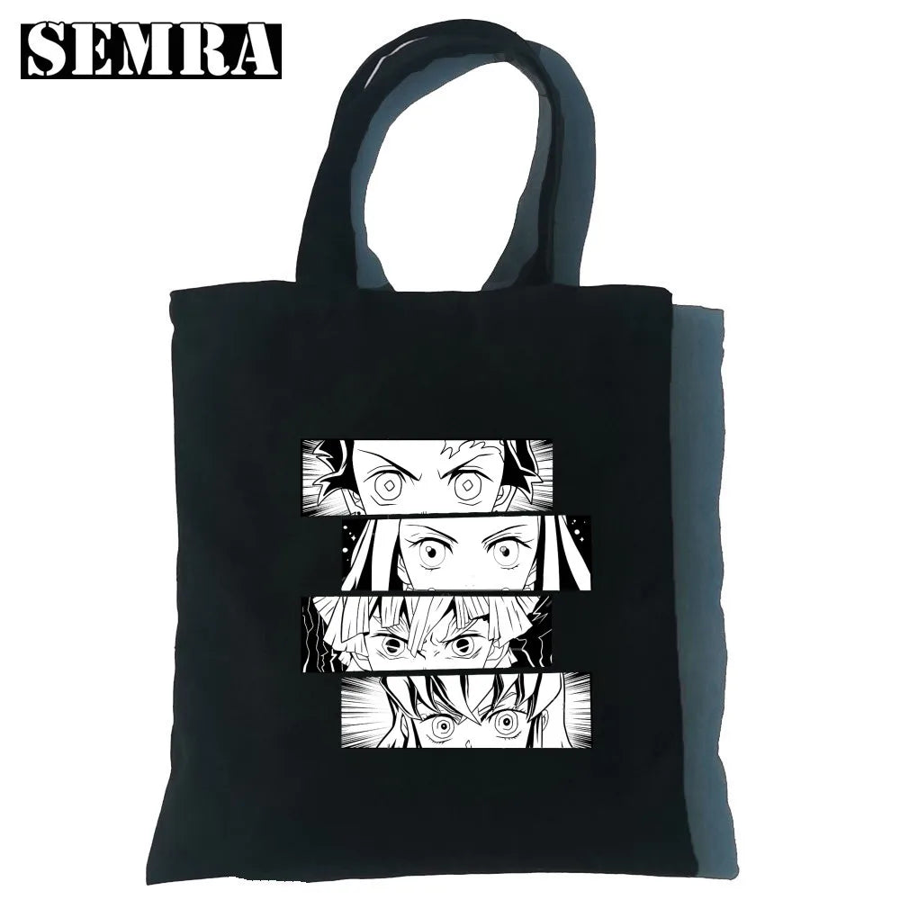 Nezuko Chibi Kimetsu no Yaiba Canvas Tote Bag