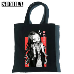 Nezuko Chibi Kimetsu no Yaiba Canvas Tote Bag