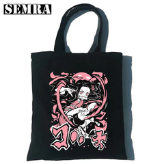Nezuko Chibi Kimetsu no Yaiba Canvas Tote Bag