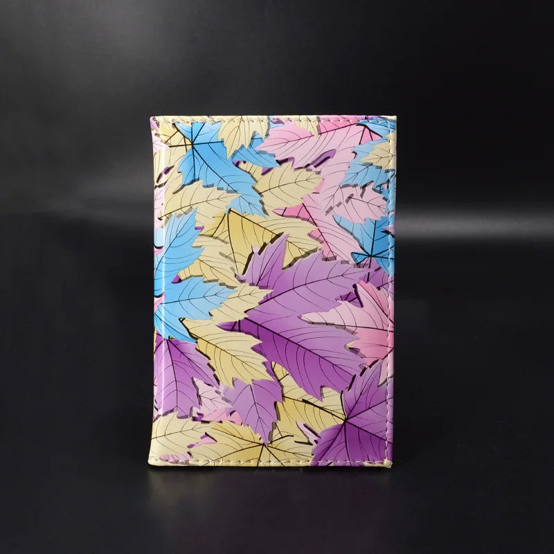 Passport Cover for Women Soft PU Leather Travel Case