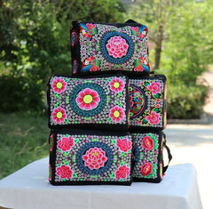 Floral Embroidered Small Shoulder&Crossbody bags