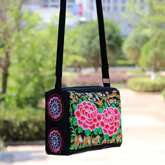 Floral Embroidered Small Shoulder&Crossbody bags