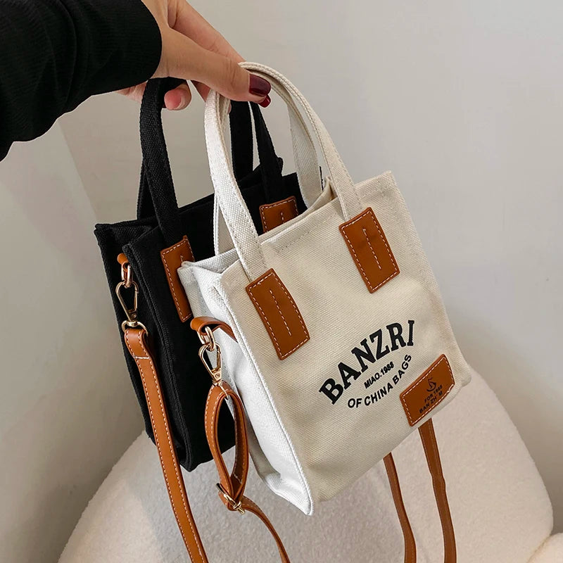 Canvas Messenger Bag Women's Handbag