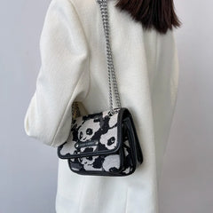 Niche Chain Armpit Bag Female Girls' Shoulder Bag Texture Small Square Bag