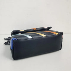 Rainbow Line Stitching Chain Bag Women's Messenger Bag