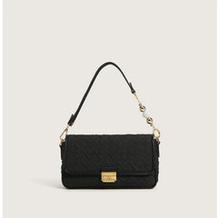 Niche Temperament Lock Square Fold Summer Handbags Women Bags Tote Bag
