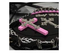 Gothic Style Heart-shaped Rivet Shoulder Bag