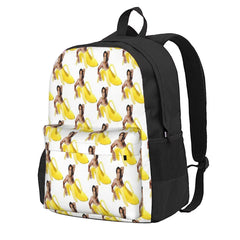 Nicolas Cage Banana Backpack Men Women Zipper Close