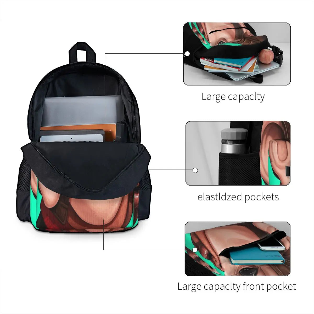 Nien Nunb Men's & Women's Backpacks - Classy Bag for Girls