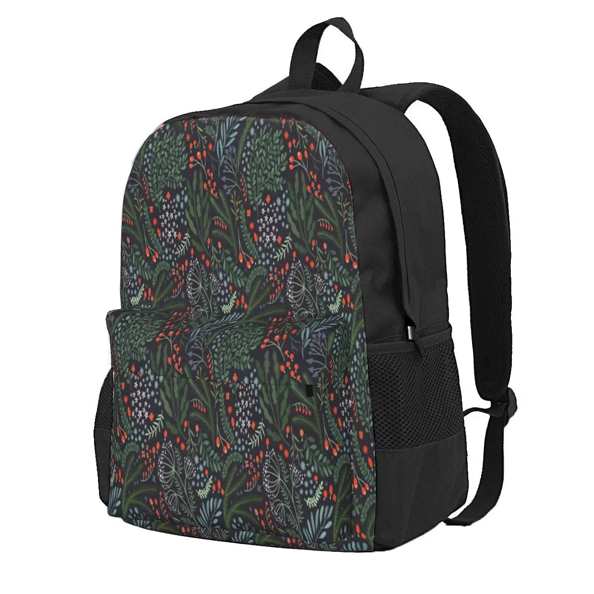 Night Florals Backpacks Men's & Women's Anime Backpack