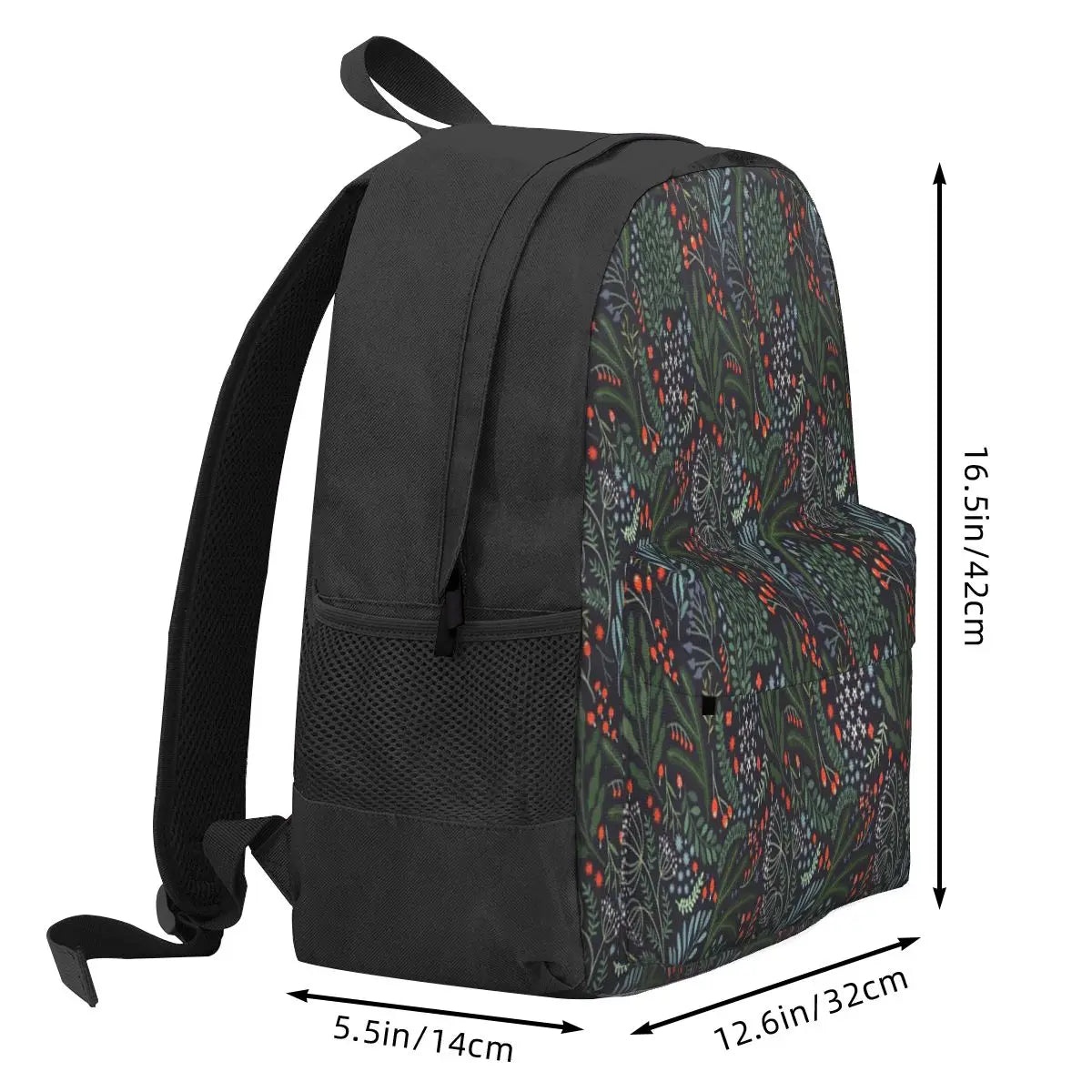 Night Florals Backpacks Men's & Women's Anime Backpack