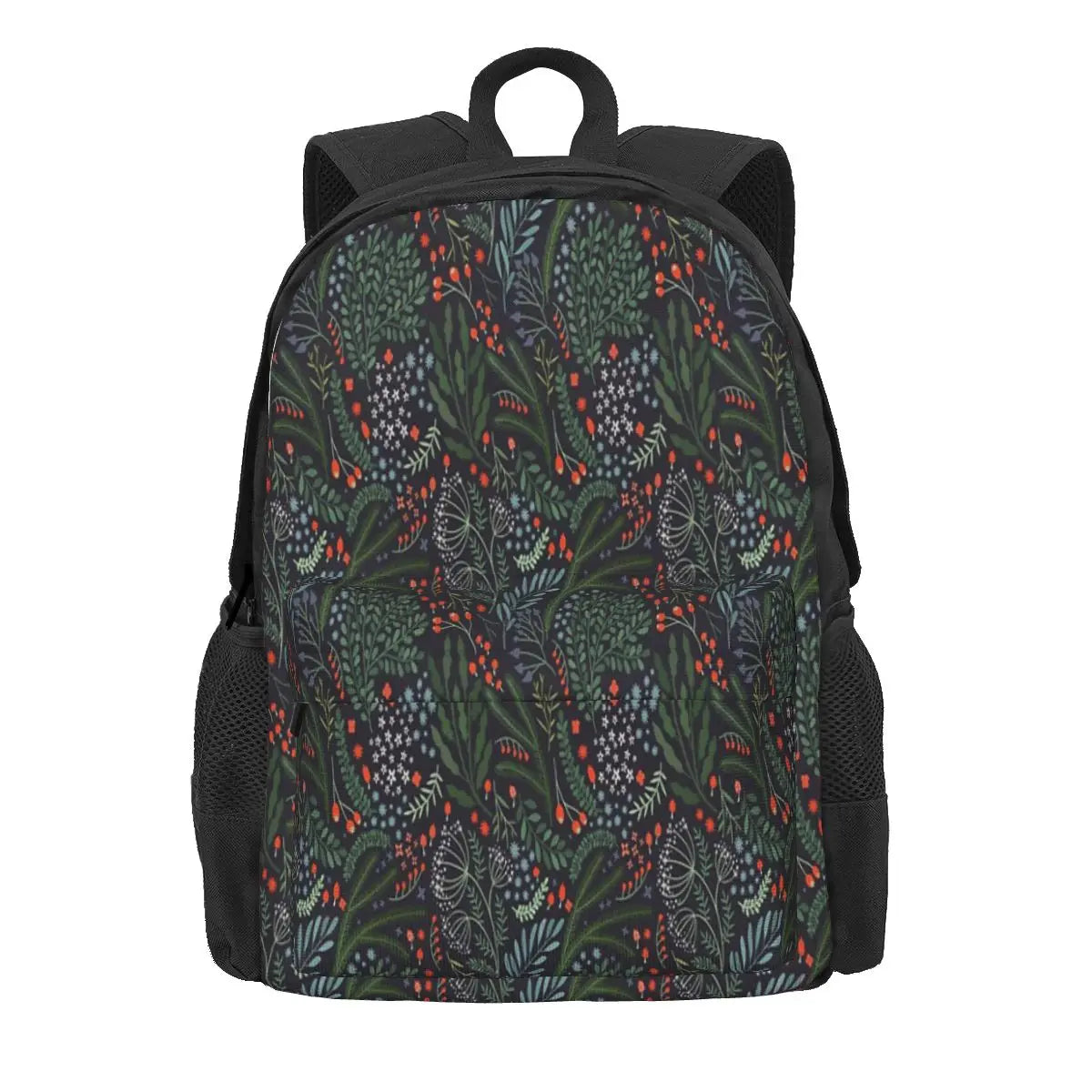 Night Florals Backpacks Men's & Women's Anime Backpack