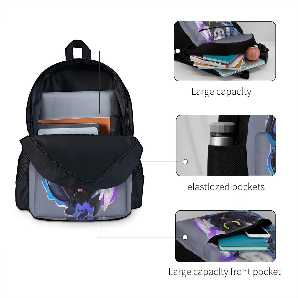 Night Light Backpacks Men's & Women's School Bag for Girls