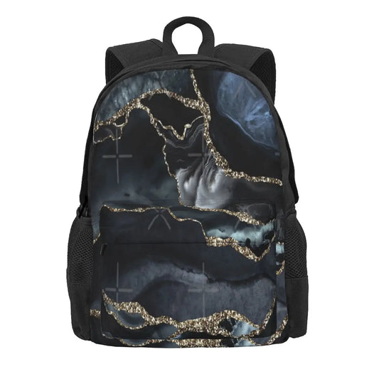 Vintage Marble Backpack for Men and Women