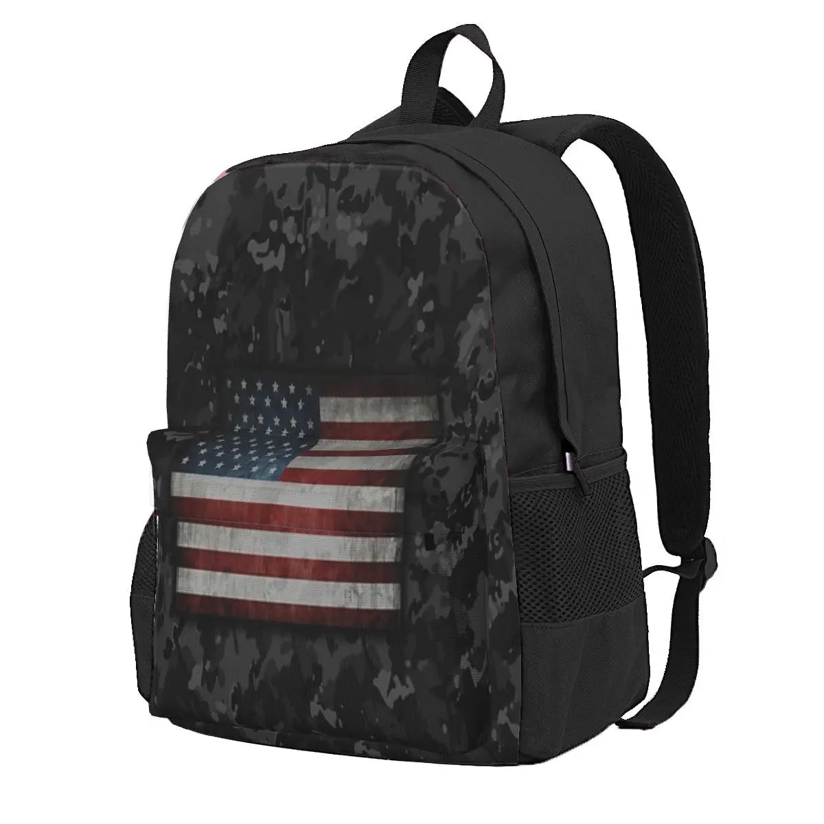 Night Multicam Patriotic Flag Camo Backpacks Men's Backpacks Bags Women Men