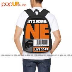 Nitzer Ebb Tour Nin Ministry Front 242 Backpack Print Shoe Bag