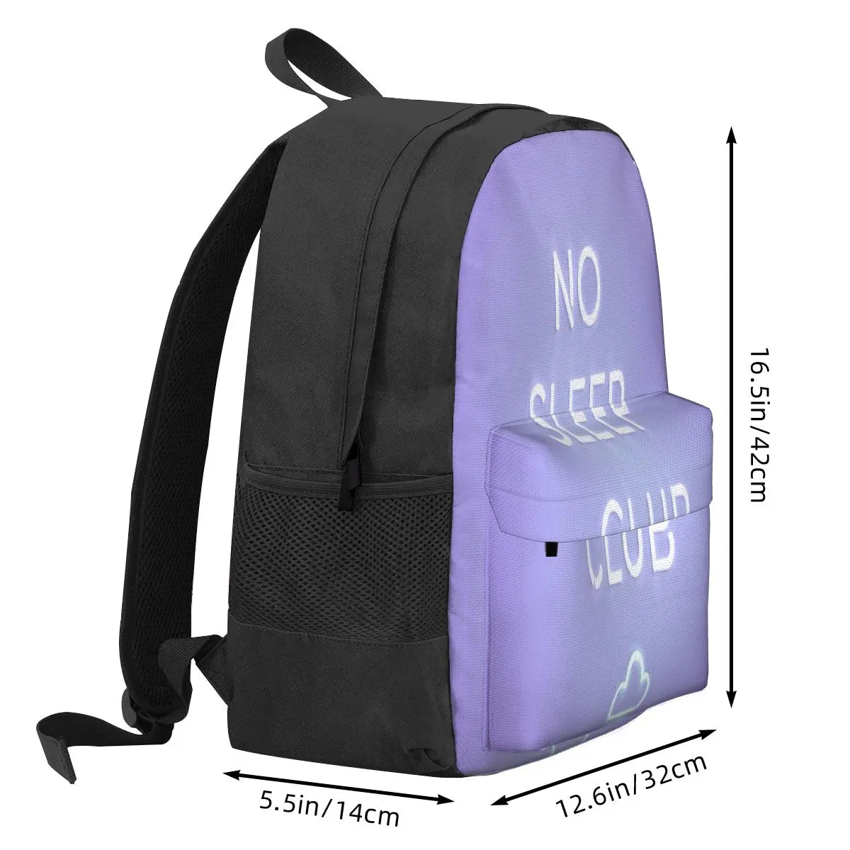 No Sleep Club Backpacks Men's Women's Bags - Unisex