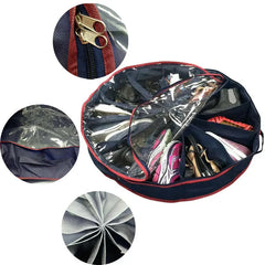 Underbed Shoes Organizer Round Fits 12 Pairs Boots for Storage Holder
