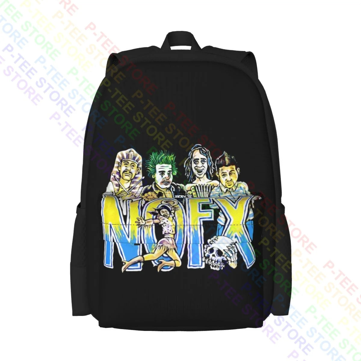 Nofx West Coaster Tour Concert Large Capacity Backpack