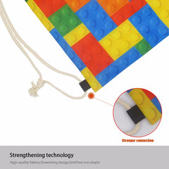 Noisydesigns Crazy Poni 3D Print Backpack Small Drawstring Bag