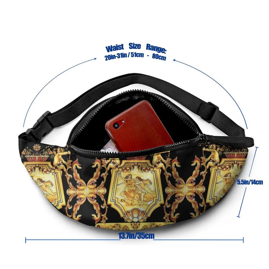 Noisydesigns Floral Women's Fanny Pack Waist Bag