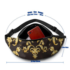 Noisydesigns Floral Print Waist Bag for Women
