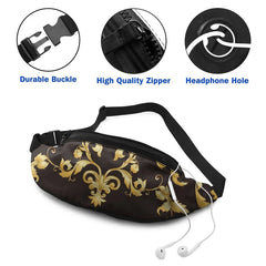 Noisydesigns Floral Print Waist Bag for Women