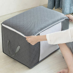 Large Foldable Clothing Storage Bag Quilt Closet Organizer Sock Organizer Bag