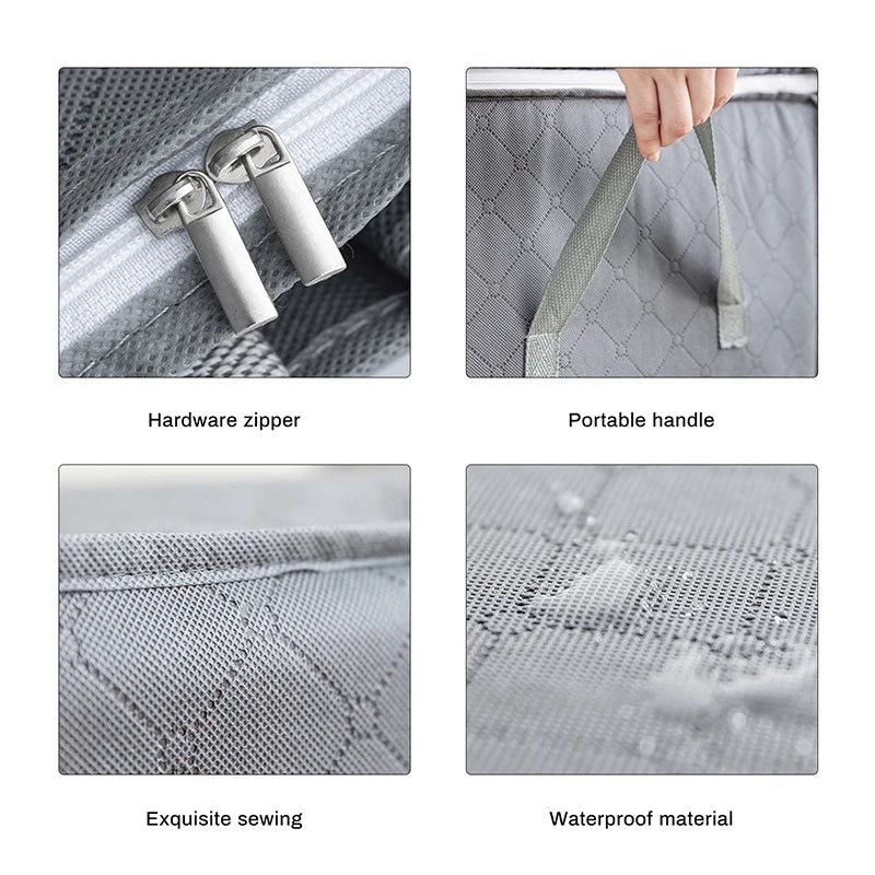 Large Foldable Clothing Storage Bag Quilt Closet Organizer Sock Organizer Bag