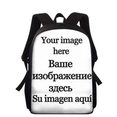 Alpaca Printed School Bag Kindergarten Student Backpack Big Capacity