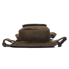 Men Canvas Waist Drop Leg Bag Military Fanny Pack Shoulder Bag