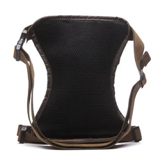 Men Canvas Waist Drop Leg Bag Military Fanny Pack Shoulder Bag