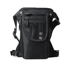 Men Canvas Waist Drop Leg Bag Military Fanny Pack Shoulder Bag