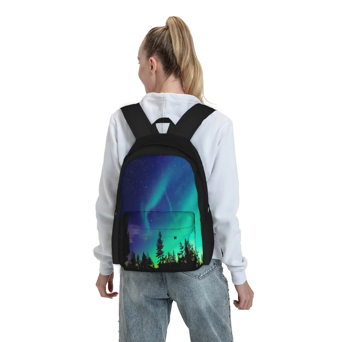 Northern Lights 4 Backpacks Men Women Girls