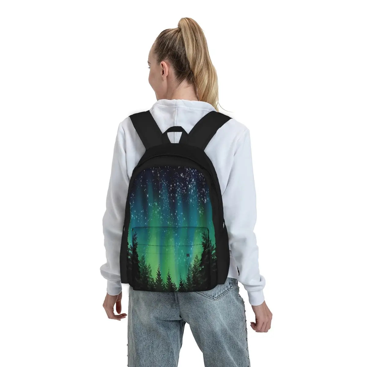 Northern Lights Backpacks Anime Travel Backpack