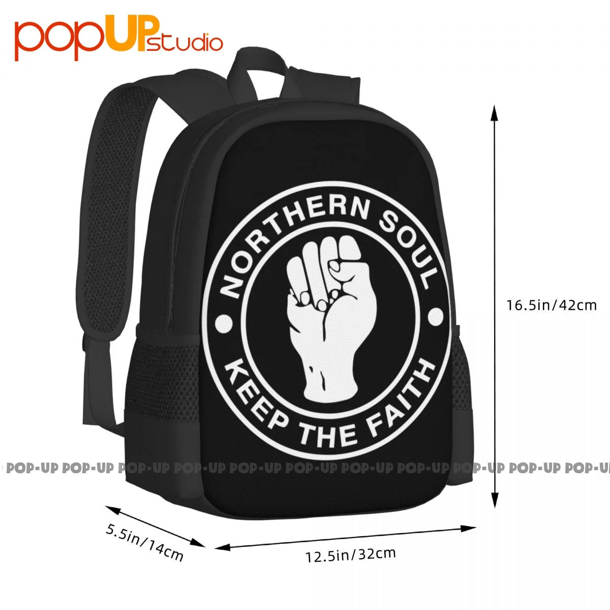 Northern Soul Backpack Large Capacity School Style Gymnast Bag