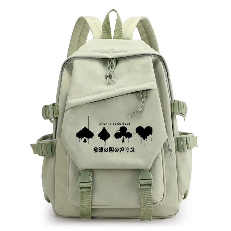 Alice In Borderland Harajuku Game Canvas Backpack