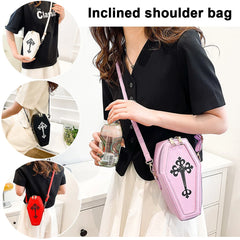 Coffin Shape Halloween Handbag Crossbody Bag