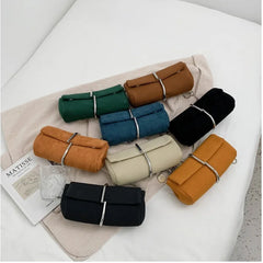 Nubuck Leather Women Clutch Bag Shoulder Bag Lady Banquet Clutch