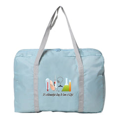 Nurse Travel Bag Nylon Foldable Luggage Women Waterproof Unisex Large Capacity