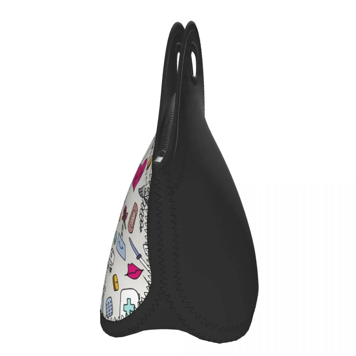 Nursing Pattern Neoprene Lunch Box for Women