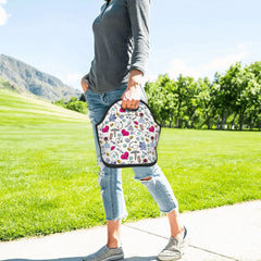 Nursing Pattern Neoprene Lunch Box for Women