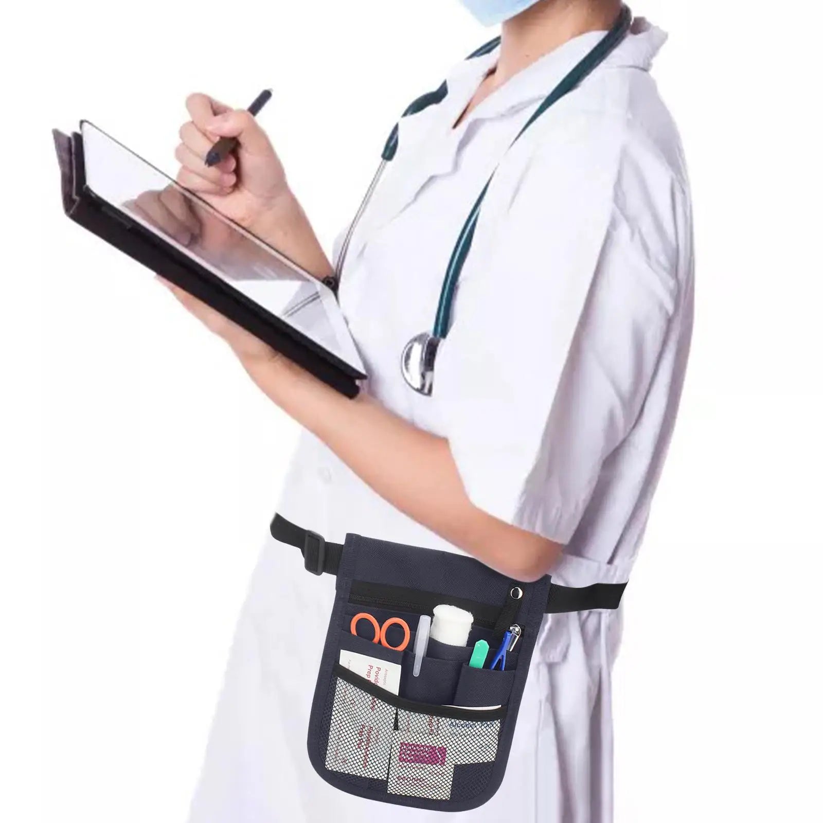 Nursing Waist Bag Lightweight Portable Nurses Utility Organizer