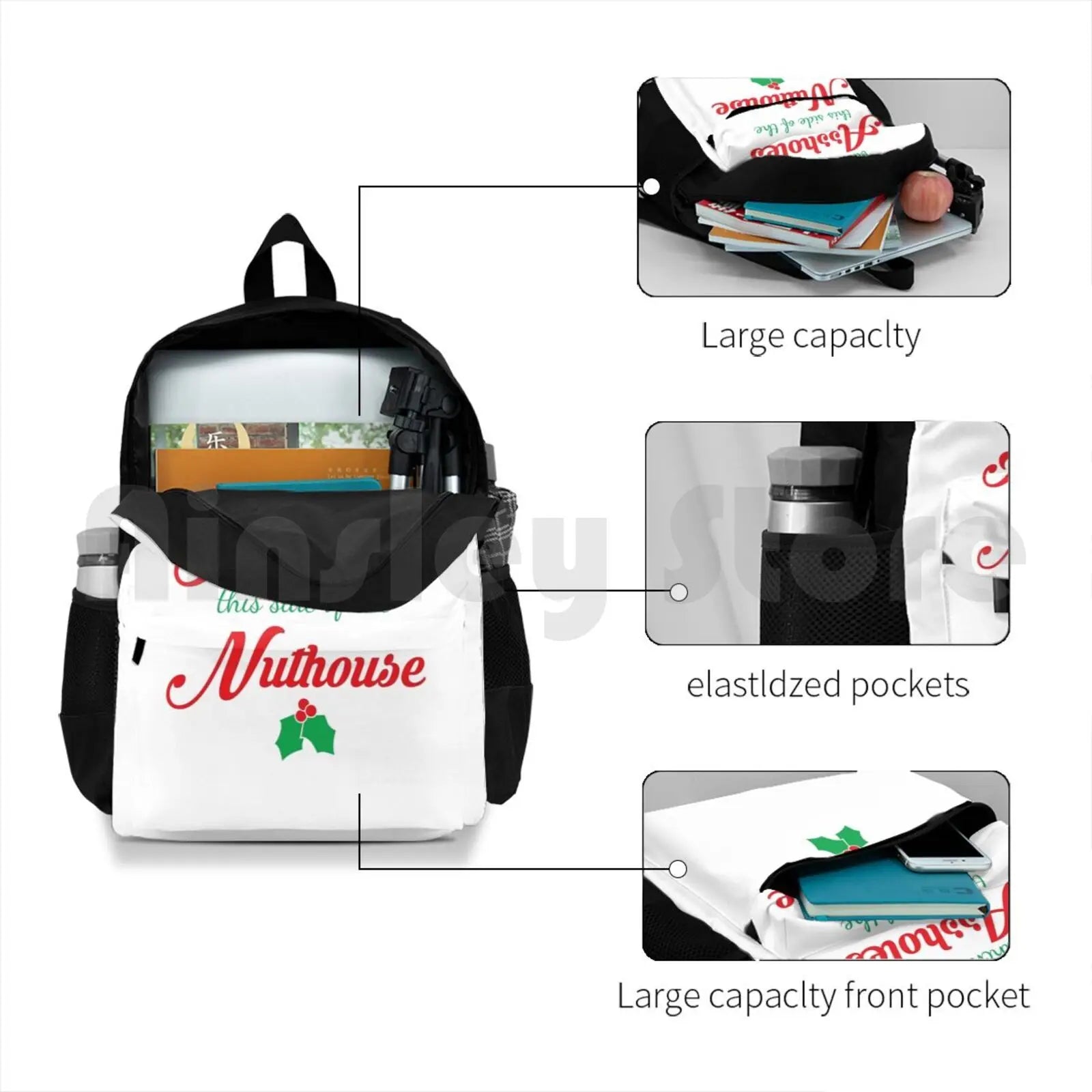 Nuthouse Outdoor Hiking Backpack Christmas Vacation Holidays