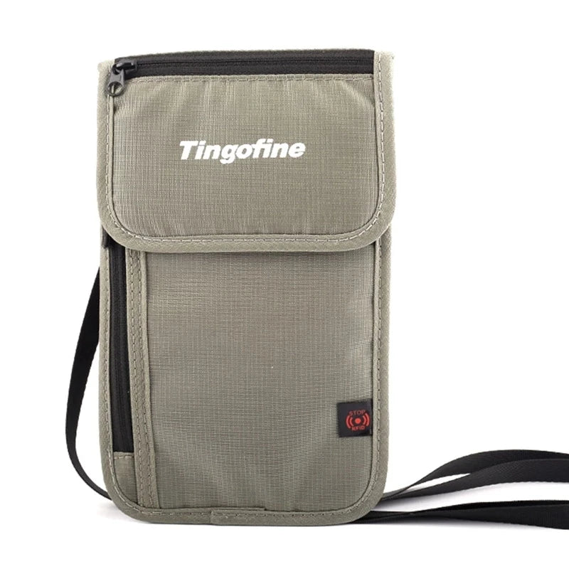 Anti-Theft RFID Neck Passport Bag Waterproof Crossbody Dropship