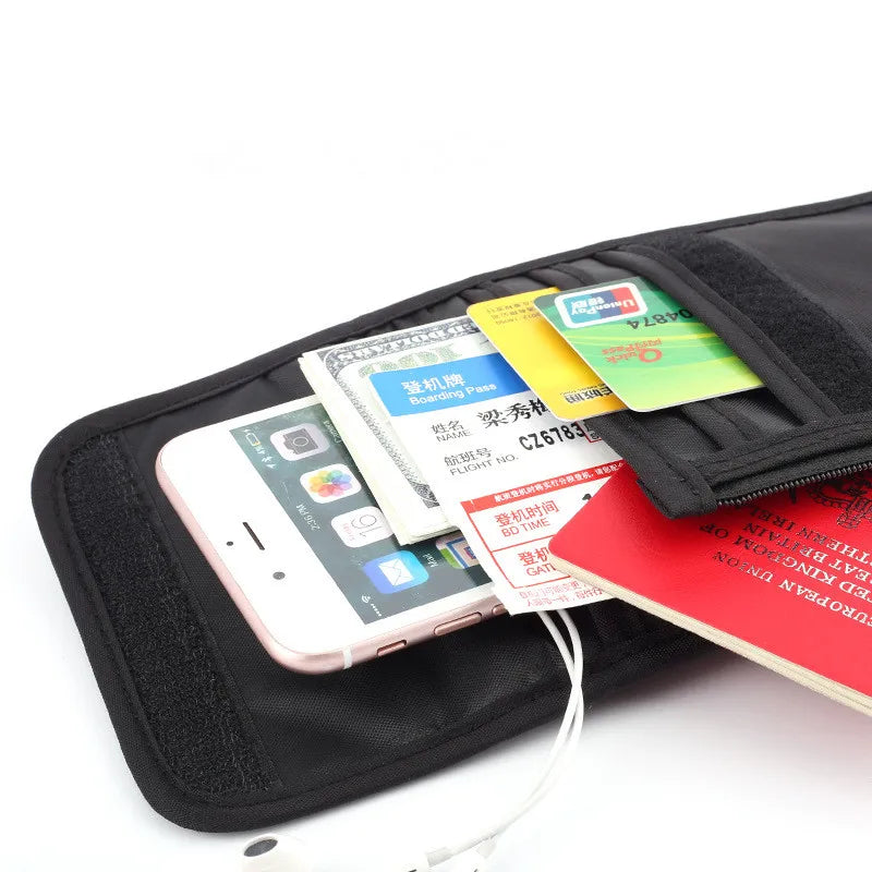 Anti-Theft RFID Neck Passport Bag Waterproof Crossbody Dropship