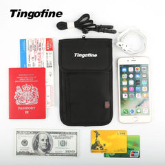 Anti-Theft RFID Neck Passport Bag Waterproof Crossbody Dropship